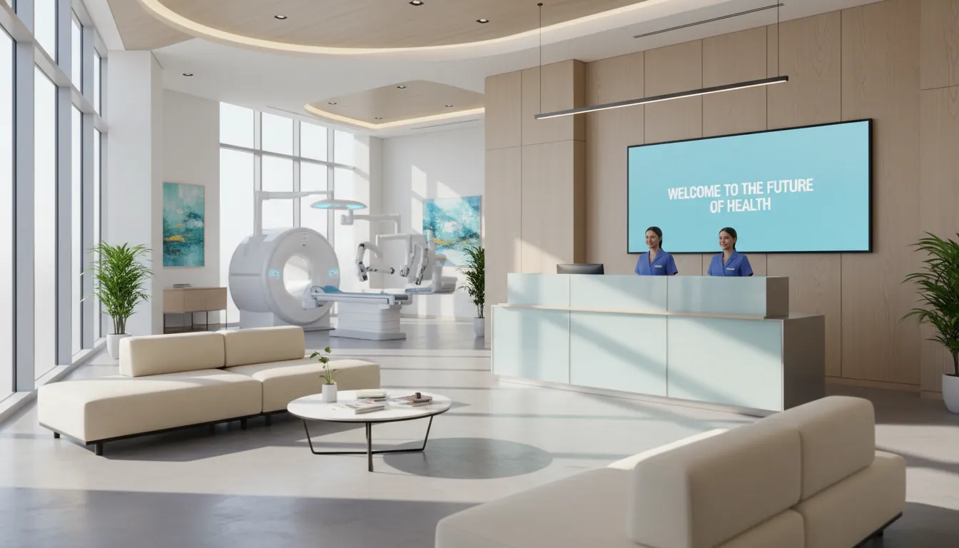 Modern medical clinic